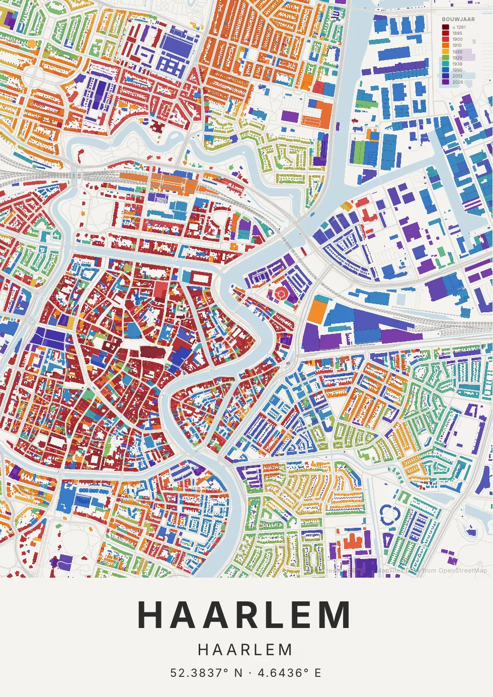 Haarlem in Tijdlaag stijl