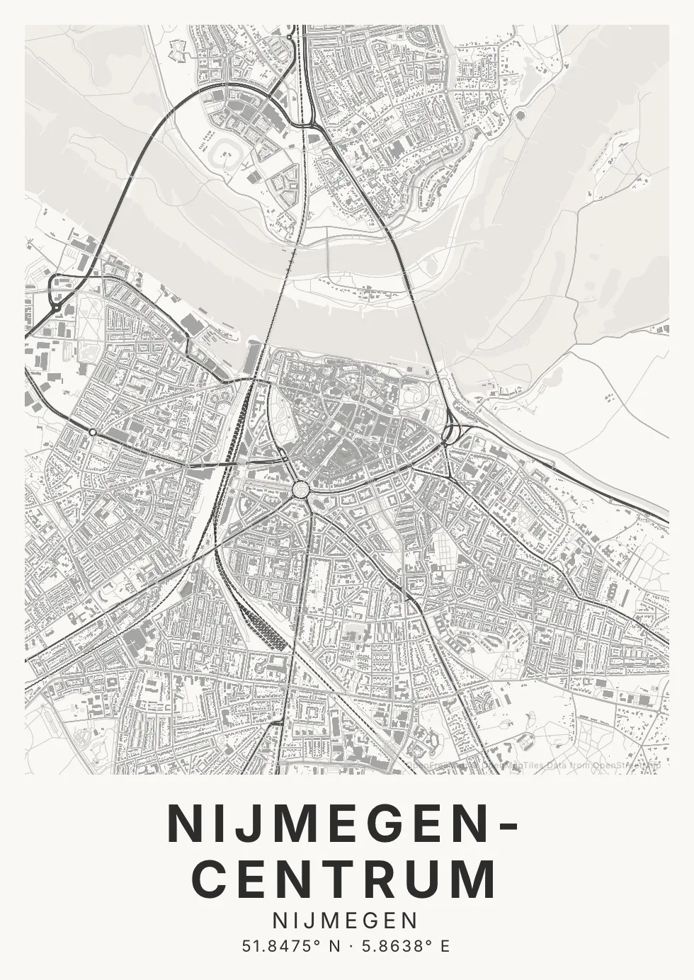 Inktwas poster stijl